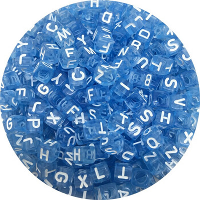 100 бр. Смесени акрилни мъниста с букви Азбука Цифрови разхлабени дистанционни мъниста за изработка на бижута Направи си сам ръчно изработена гривна Колие