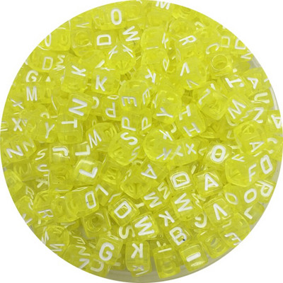 100 бр. Смесени акрилни мъниста с букви Азбука Цифрови разхлабени дистанционни мъниста за изработка на бижута Направи си сам ръчно изработена гривна Колие