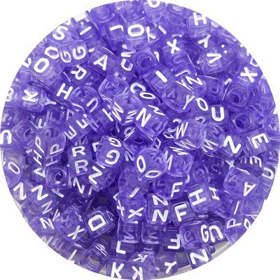 100 бр. Смесени акрилни мъниста с букви Азбука Цифрови разхлабени дистанционни мъниста за изработка на бижута Направи си сам ръчно изработена гривна Колие