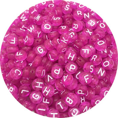 100 бр. Смесени акрилни мъниста с букви Азбука Цифрови разхлабени дистанционни мъниста за изработка на бижута Направи си сам ръчно изработена гривна Колие