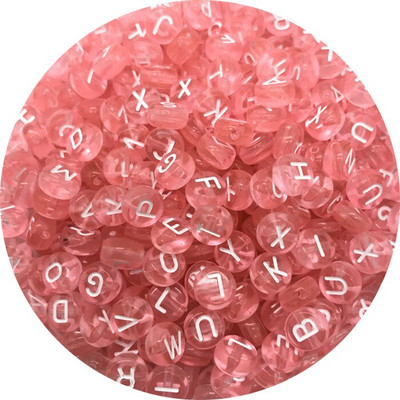 100 бр. Смесени акрилни мъниста с букви Азбука Цифрови разхлабени дистанционни мъниста за изработка на бижута Направи си сам ръчно изработена гривна Колие