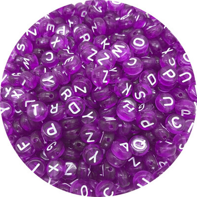 100 бр. Смесени акрилни мъниста с букви Азбука Цифрови разхлабени дистанционни мъниста за изработка на бижута Направи си сам ръчно изработена гривна Колие