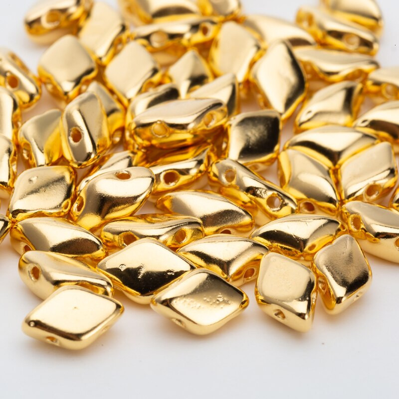 Sklenené korálky Taidian 8*5 mm, lesklé, české, nevyblednuté, pre ručné práce, výrobu šperkov, 5 gramov, približne 30 ks