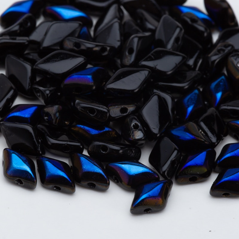 Sklenené korálky Taidian 8*5 mm, lesklé, české, nevyblednuté, pre ručné práce, výrobu šperkov, 5 gramov, približne 30 ks