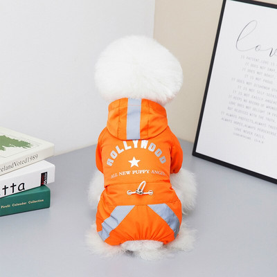 Kišni kaput za pse, kombinezon, reflektirajući kišni kaput s kapuljačom, vodootporna jakna, kišna odjeća, kapuljača, odjeća za male pse, oprema za kućne ljubimce na otvorenom