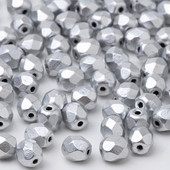 Taidian Čekijos ugniai poliruoti stiklo karoliukai jujubes formos rankų darbo amatų dovana, nacionalinis stilius 4mm 3/5 gramai / maišelis