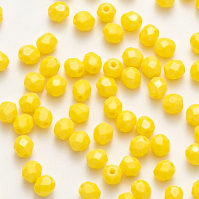 Taidian Čekijos ugniai poliruoti stiklo karoliukai jujubes formos rankų darbo amatų dovana, nacionalinis stilius 4mm 3/5 gramai / maišelis