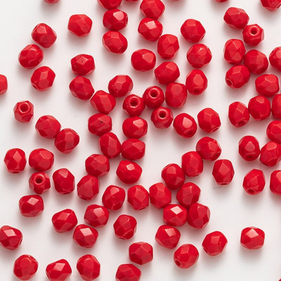 Taidian Čekijos ugniai poliruoti stiklo karoliukai jujubes formos rankų darbo amatų dovana, nacionalinis stilius 4mm 3/5 gramai / maišelis