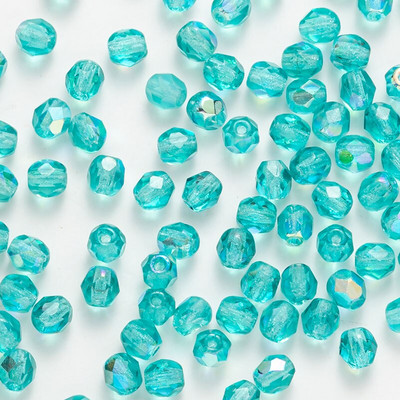 Taidian Čekijos ugniai poliruoti stiklo karoliukai jujubes formos rankų darbo amatų dovana, nacionalinis stilius 4mm 3/5 gramai / maišelis