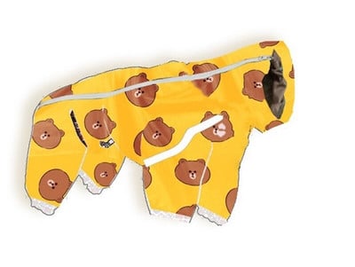 Módny pršiplášť pre psov, overal pre malé a stredné psy, pršiplášť, oblečenie pre domáce zvieratá, corgi, shiba inu, schnauzer, mops, nepremokavá bunda CQC01