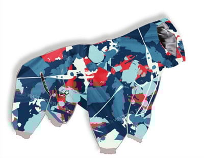 Módny pršiplášť pre psov, overal pre malé a stredné psy, pršiplášť, oblečenie pre domáce zvieratá, corgi, shiba inu, schnauzer, mops, nepremokavá bunda CQC01