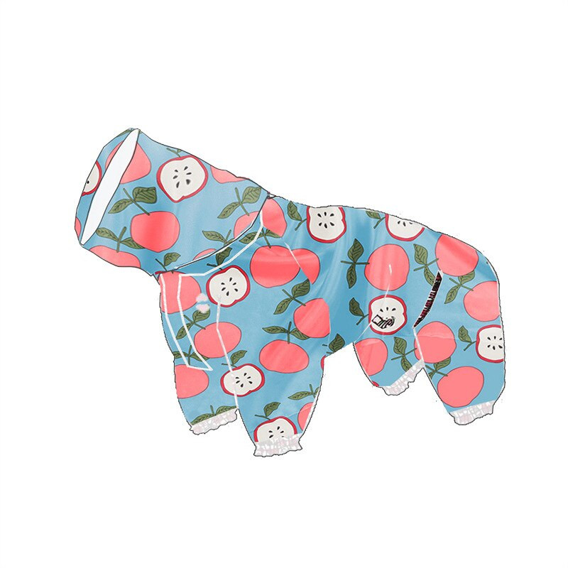 Módny pršiplášť pre psov, overal pre malé a stredné psy, pršiplášť, oblečenie pre domáce zvieratá, corgi, shiba inu, schnauzer, mops, nepremokavá bunda CQC01