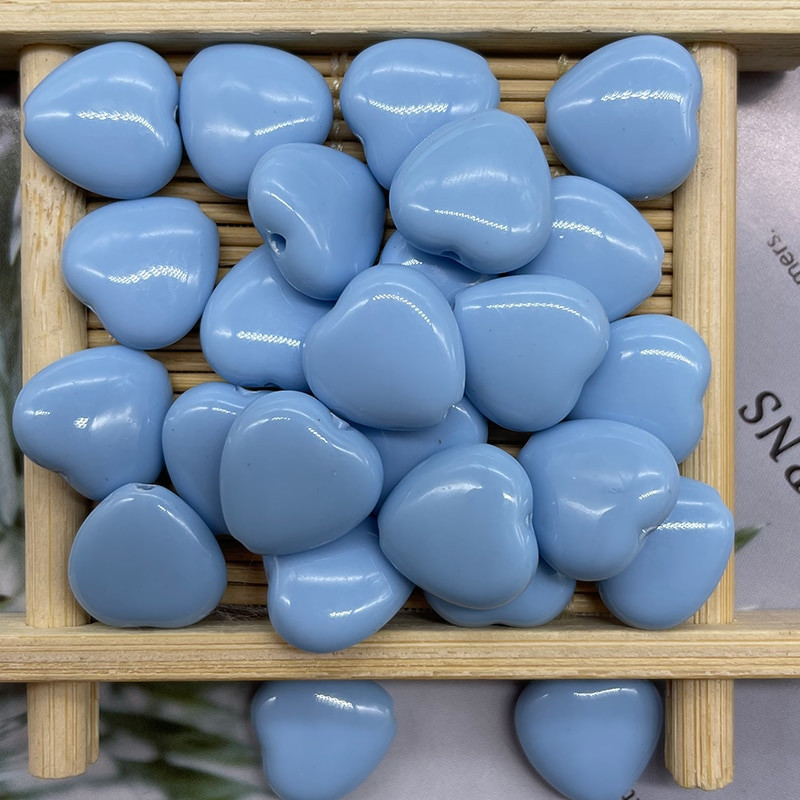 50p 8/12/14mm farebné akrylové korálky v tvare srdca, voľné korálky v tvare cukríkov, šperky, korálky na DIY remeslá, náramky, náhrdelníky, výrobu šperkov, detská hračka