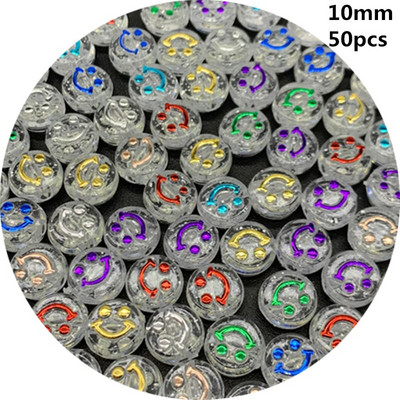 6mm 7mm 10mm 12mm 13mm naeratuse helmed ovaalse kujuga akrüülist vahedega helmed ehete valmistamiseks DIY võlusid käevõru kaelakee