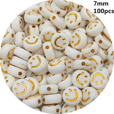 6mm 7mm 10mm 12mm 13mm naeratuse helmed ovaalse kujuga akrüülist vahedega helmed ehete valmistamiseks DIY võlusid käevõru kaelakee