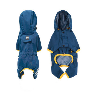 Šviesą atspindintis šunų lietpaltis naminiams gyvūnėliams Kombinezonas nuo lietaus Neperšlampami lietpalčiai mažiems šunims