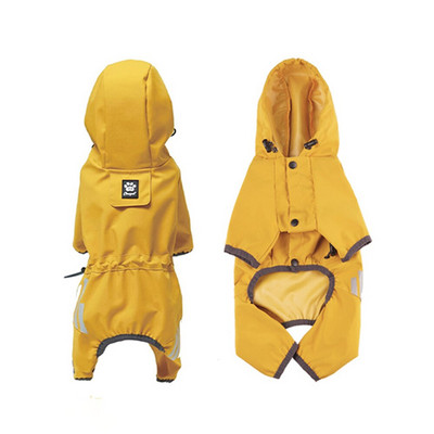 Šviesą atspindintis šunų lietpaltis naminiams gyvūnėliams Kombinezonas nuo lietaus Neperšlampami lietpalčiai mažiems šunims