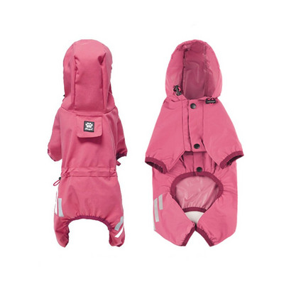 Šviesą atspindintis šunų lietpaltis naminiams gyvūnėliams Kombinezonas nuo lietaus Neperšlampami lietpalčiai mažiems šunims