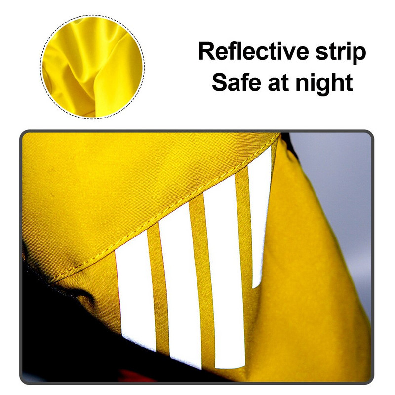 Šviesą atspindintis šunų lietpaltis naminiams gyvūnėliams Kombinezonas nuo lietaus Neperšlampami lietpalčiai mažiems šunims