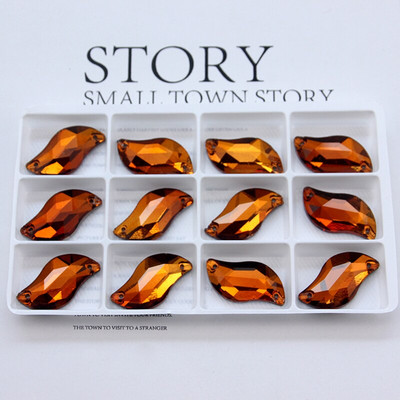 Sve veličine Sve boje ab s oblik ušivanje na vještački dijamant staklo kristalno šivanje ravni naslon 2 rupe 6*12 10*20 14*30 za ukrašavanje haljine