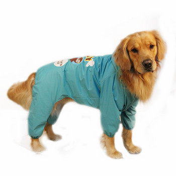 golden retriever labrador Αδιάβροχο σκύλου Αδιάβροχο με κουκούλα Μπουφάν αδιάβροχο Σαλόνι κινουμένων σχεδίων για μεγάλους σκύλους αδιάβροχο perro