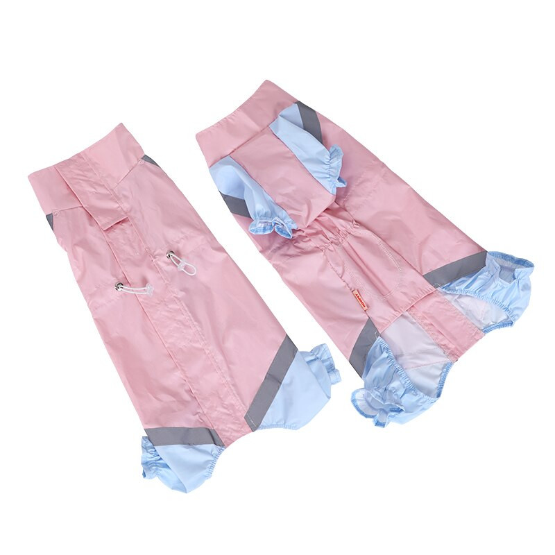 HOOPET Pršiplášť s kapucňou pre domáce zvieratá, mačky a psov, nepremokavý dažďový overal pre veľké, stredné a malé psy, zlaté outdoorové oblečenie