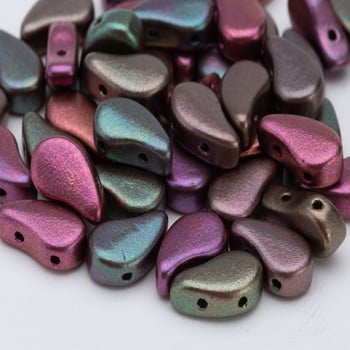 Taidian Paisley Beads Czech Boncuk Perles Earrings Made Garment Diy Perles De Rocaille 8*5mm Τιρκουάζ Χρώμα 5 γραμμάρια Περίπου 19 τμχ