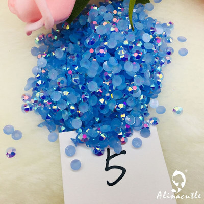 Alinacutle 20g Pietre prețioase 4mm / 6mm Card Shakers Diamond Back Plate Cristal Acrilic Gemstone Nail Art Paiete Artizanat din hârtie