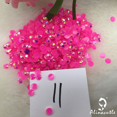 Alinacutle 20g Pietre prețioase 4mm / 6mm Card Shakers Diamond Back Plate Cristal Acrilic Gemstone Nail Art Paiete Artizanat din hârtie