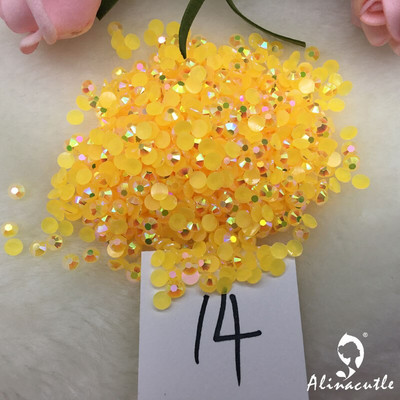 Alinacutle 20g Pietre prețioase 4mm / 6mm Card Shakers Diamond Back Plate Cristal Acrilic Gemstone Nail Art Paiete Artizanat din hârtie