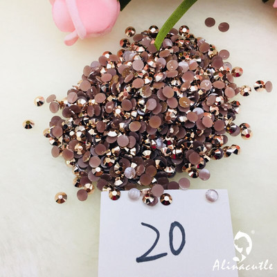 Alinacutle 20g Pietre prețioase 4mm / 6mm Card Shakers Diamond Back Plate Cristal Acrilic Gemstone Nail Art Paiete Artizanat din hârtie