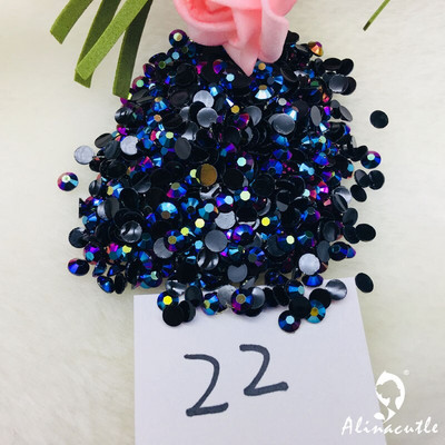 Alinacutle 20g Pietre prețioase 4mm / 6mm Card Shakers Diamond Back Plate Cristal Acrilic Gemstone Nail Art Paiete Artizanat din hârtie