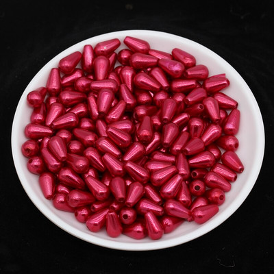 100 tk/partii 6x10mm Rainbow ABS imitatsiooniga pärli riisihelmed DIY ehtetarvikud Euroopa vaheaugu helmed ehete valmistamiseks