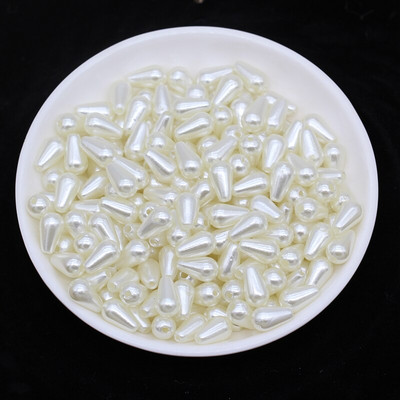 100 tk/partii 6x10mm Rainbow ABS imitatsiooniga pärli riisihelmed DIY ehtetarvikud Euroopa vaheaugu helmed ehete valmistamiseks