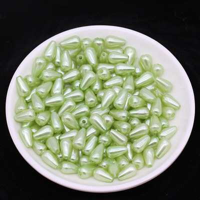 100 tk/partii 6x10mm Rainbow ABS imitatsiooniga pärli riisihelmed DIY ehtetarvikud Euroopa vaheaugu helmed ehete valmistamiseks