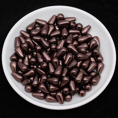 100 tk/partii 6x10mm Rainbow ABS imitatsiooniga pärli riisihelmed DIY ehtetarvikud Euroopa vaheaugu helmed ehete valmistamiseks