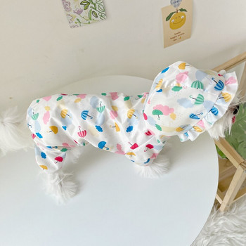 Καλοκαιρινό αδιάβροχο για σκύλους Μικρά ρούχα για σκύλους Αδιάβροχα ρούχα Pomeranian Poodle Bichon Schnauzer Στολή Rain Jacket Dropship