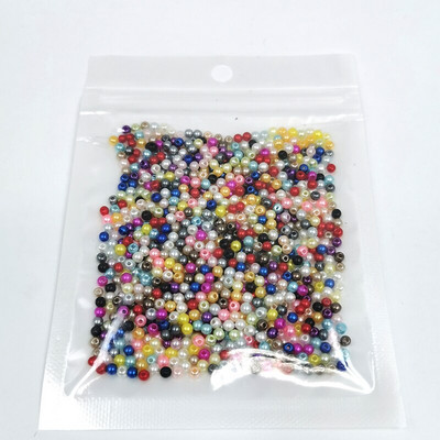 3 4 6 8 10 mm ABS pērļu imitācijas apaļas ar caurumu Akrila krelles DIY Rokassprādzes Auskari Šūšanas Pērlītes Kaklarotas Juvelierizstrādājumu izgatavošana