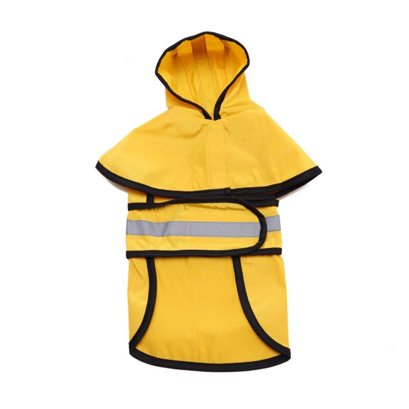 XS-XXL Lemmikloomakoerte vihmamantlid Peegeldav kapuutsiga vihmamantel väikestele ja keskmistele suurtele koertele õues veekindel koerajope Kutsika vihmamantel