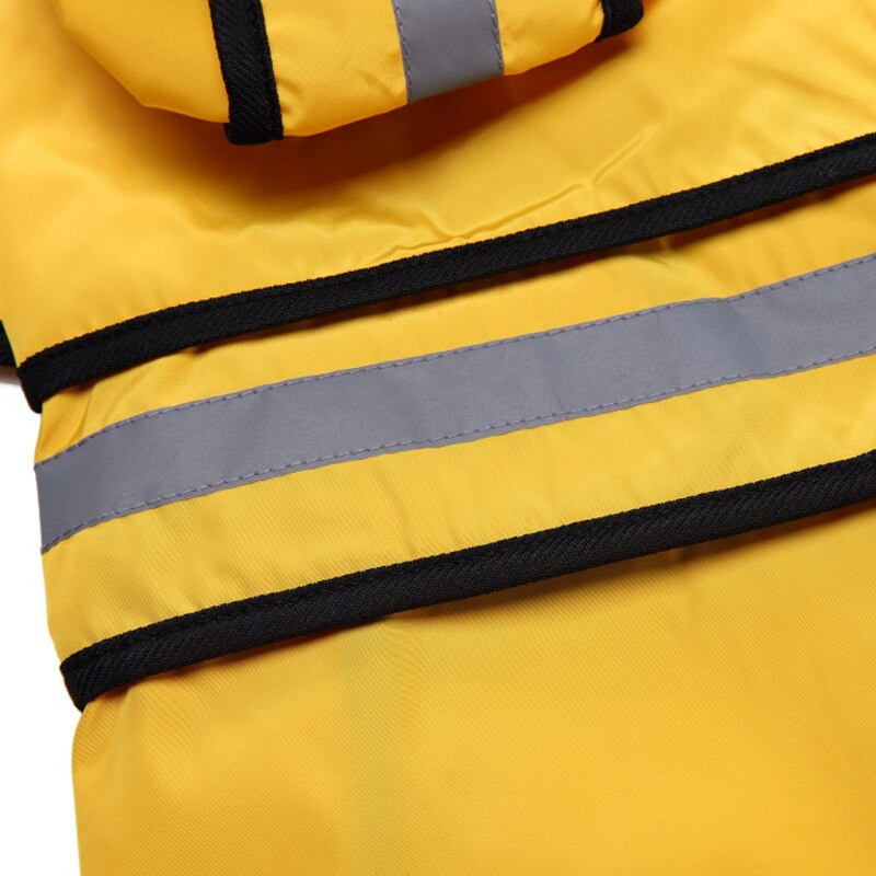 XS-XXL Lemmikloomakoerte vihmamantlid Peegeldav kapuutsiga vihmamantel väikestele ja keskmistele suurtele koertele õues veekindel koerajope Kutsika vihmamantel