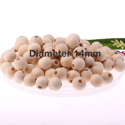 2-300 tk 6/8/10/12/14/16/18/20/25/30 mm puidust vahehelmed naturaalset värvi ümmargused keskkonnasõbralikud lahtised puidust helmed ise ise ehete valmistamine