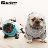 Fashion Dog Reflektive Raincoat Ρούχα για μικρό σκύλο Γαλλικό μπουλντόγκ πατημασιά Αδιάβροχα ρούχα που βρέχει υπαίθριες στολές XIC01