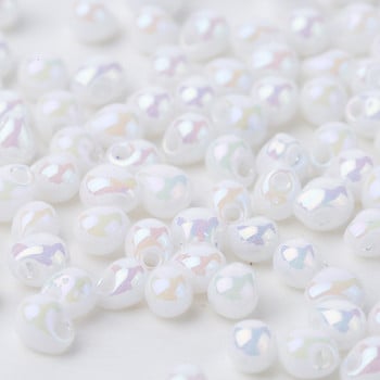 Taidian 3,4mm Japan Miyuki Drop Seedbeads for Christmas Party Ρούχα Αξεσουάρ 5 γραμμάρια Περίπου 100 τεμάχια