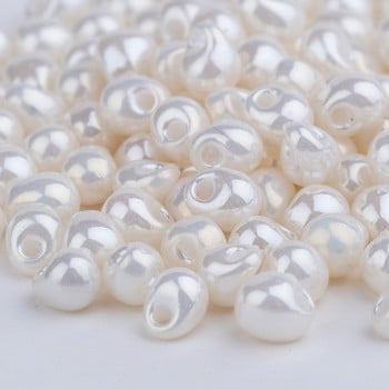 Taidian 3,4mm Japan Miyuki Drop Seedbeads for Christmas Party Ρούχα Αξεσουάρ 5 γραμμάρια Περίπου 100 τεμάχια