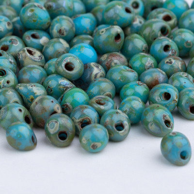 Taidian 3,4 mm Japonské korálky Miyuki Drop na vianočné párty, oblečenie, doplnky, 5 gramov, približne 100 kusov