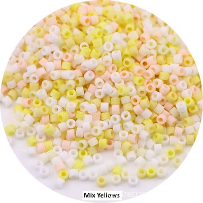 720 ks 2 mm Macaroon matné korálky Delica 10/0 japonské matné korálky na výrobu šperkov, francúzskej výšivky, odevných doplnkov