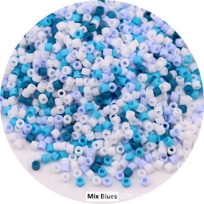 720 ks 2 mm Macaroon matné korálky Delica 10/0 japonské matné korálky na výrobu šperkov, francúzskej výšivky, odevných doplnkov