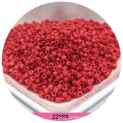 720 ks 2 mm Macaroon matné korálky Delica 10/0 japonské matné korálky na výrobu šperkov, francúzskej výšivky, odevných doplnkov