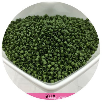 720 ks 2 mm Macaroon matné korálky Delica 10/0 japonské matné korálky na výrobu šperkov, francúzskej výšivky, odevných doplnkov