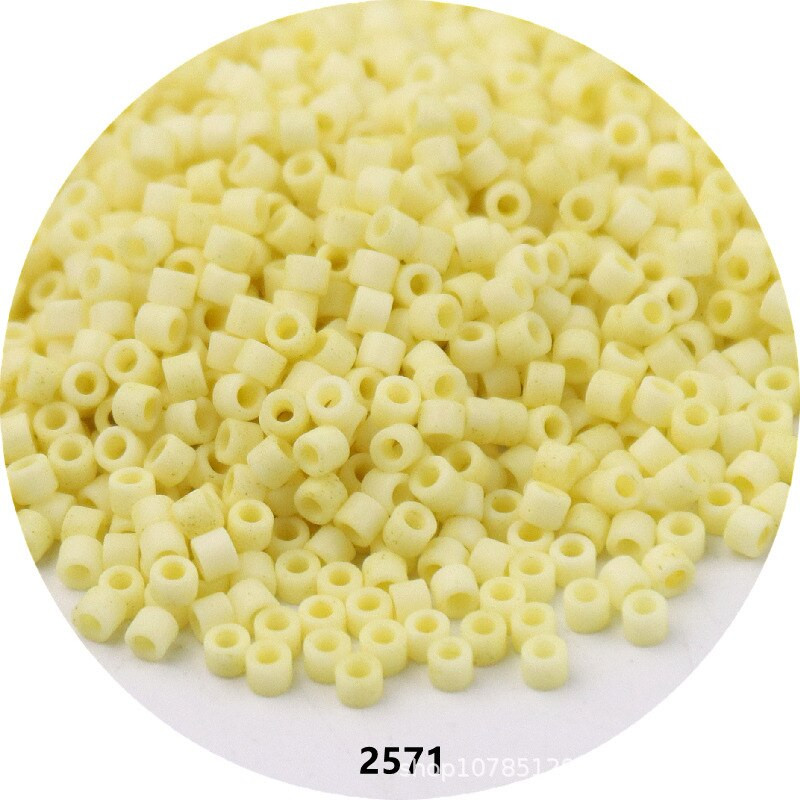 720 ks 2 mm Macaroon matné korálky Delica 10/0 japonské matné korálky na výrobu šperkov, francúzskej výšivky, odevných doplnkov